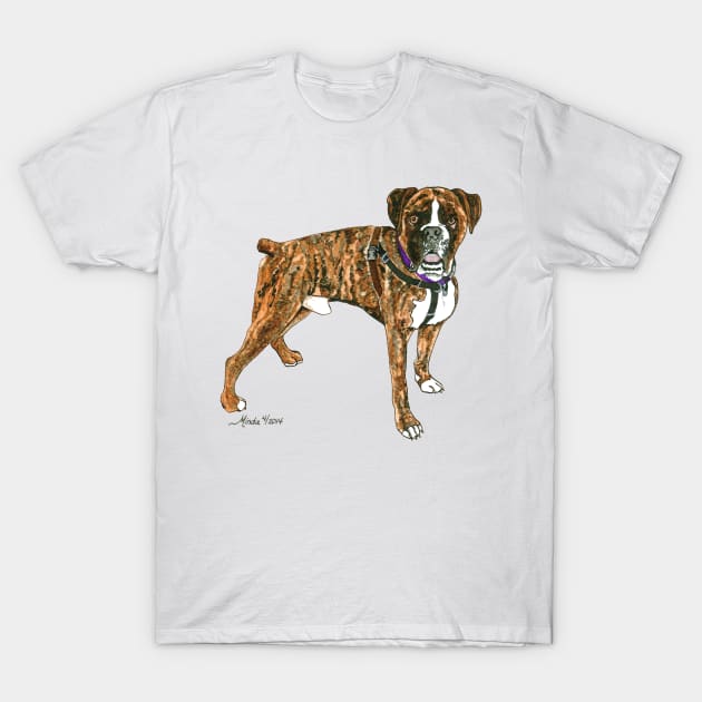 Daily Doodle 25- Power - Boxer, Boyd T-Shirt by ArtbyMinda